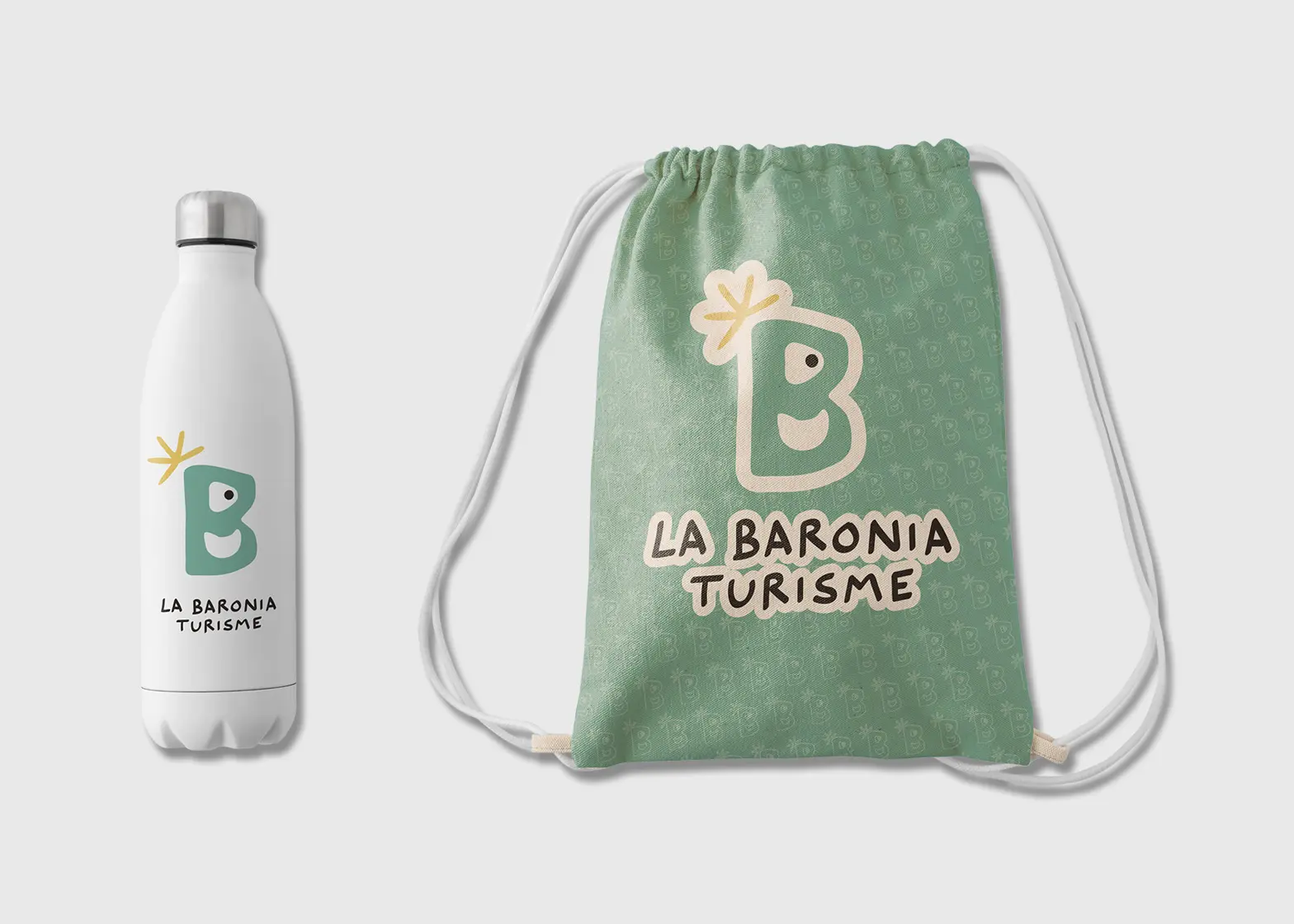 La Baronia. Restyling de logotipo, nueva marca de turismo, desarrollo de página web, merchandising y vídeo promocional.